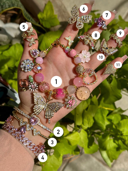 Bracelets & Rings (Sold Separately)