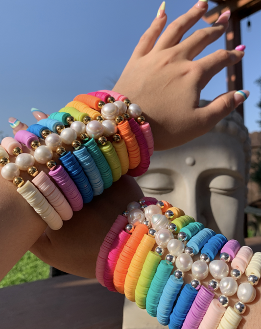 Color & Pearl Bracelet