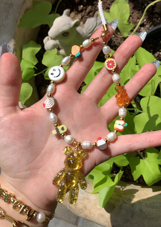 Pumpkin Spice Phone Charm