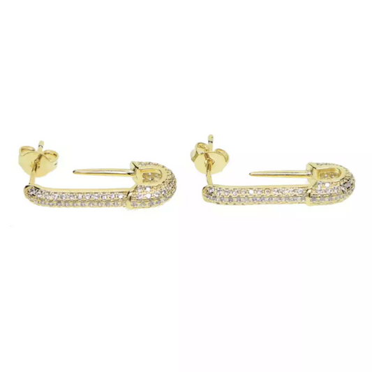 Satefy Pin Earrings
