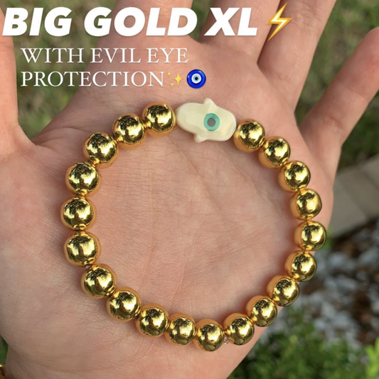 XL Gold Hamsa Bracelet