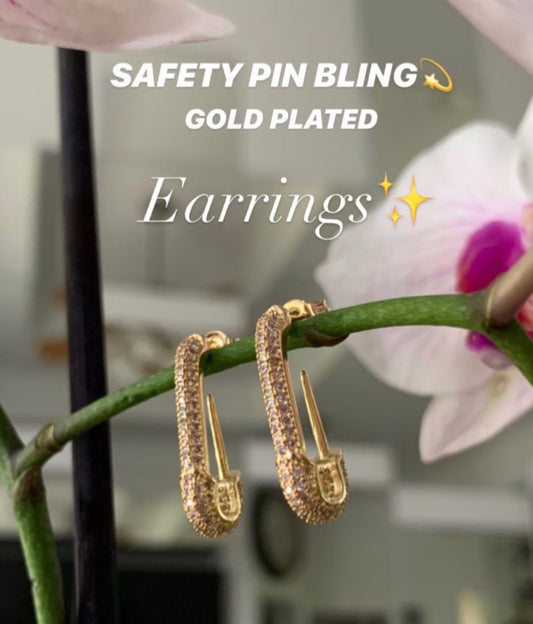 Satefy Pin Earrings