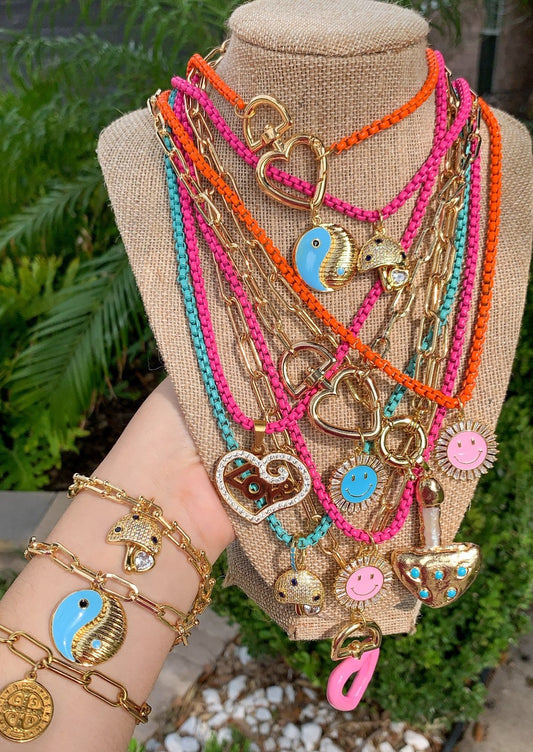 Gold Mushroom Chain Bracelet