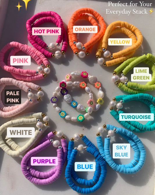 Color & Pearl Bracelet