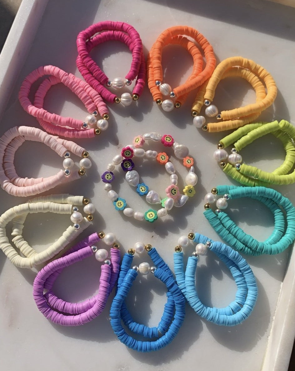 Color & Pearl Bracelet