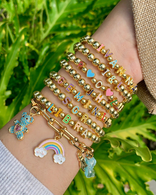 Big Gold Personalized Bracelet (1pc)