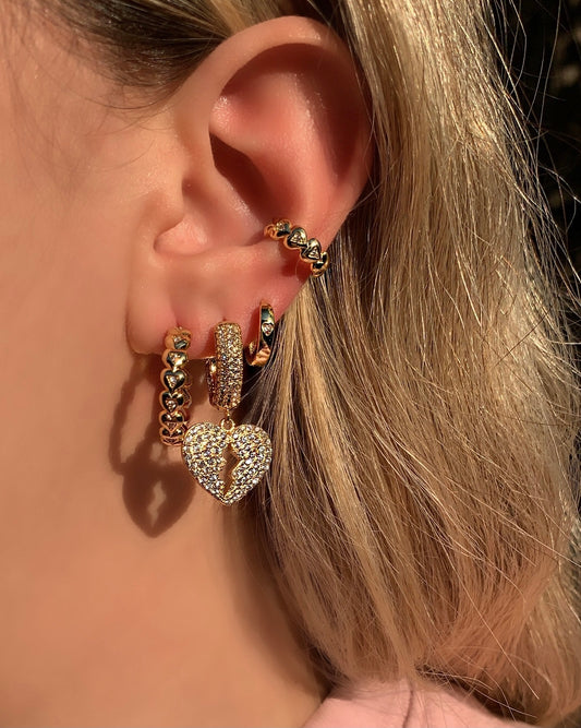 Heart Earrings (Purchase Separately)