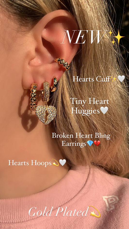 Heart Earrings (Purchase Separately)