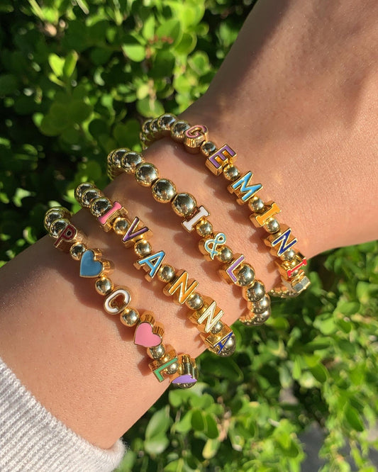 Big Gold Personalized Bracelet (1pc)